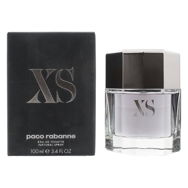 Paco Rabanne Xs was launched in 2018. Its Top notes include Bergamot Lemon and Mint with Mid notes of Corriander Geranium and Juniper Berries. Its Base notes are Oakmoss Rosemary and Sandalwood.