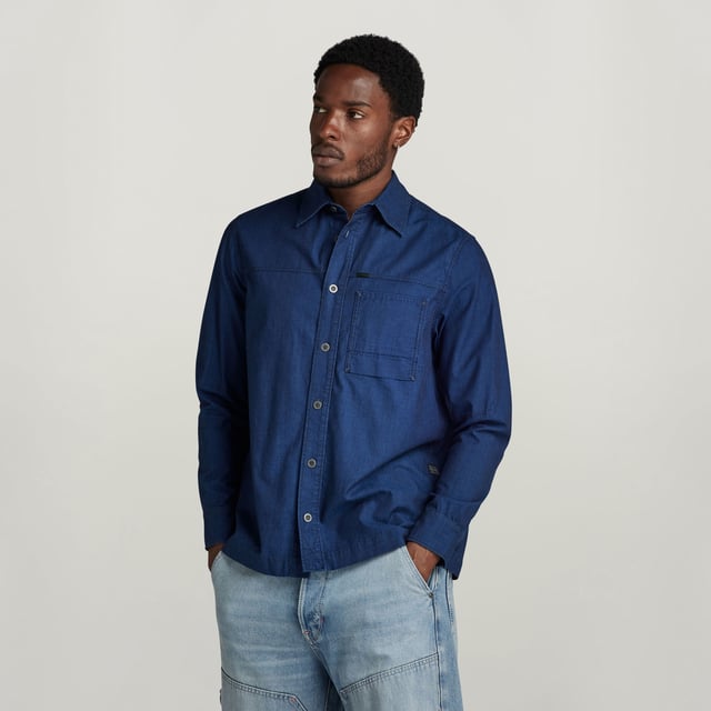 G-Star Raw T-Shirt Uomo Utility Mix Pocket Loose – Cotone, Tasche Multiple, Vestibilità Comoda