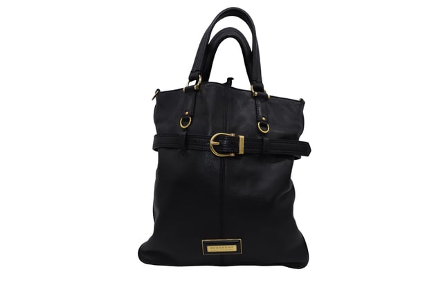 Burberry pebbled clearance leather bag