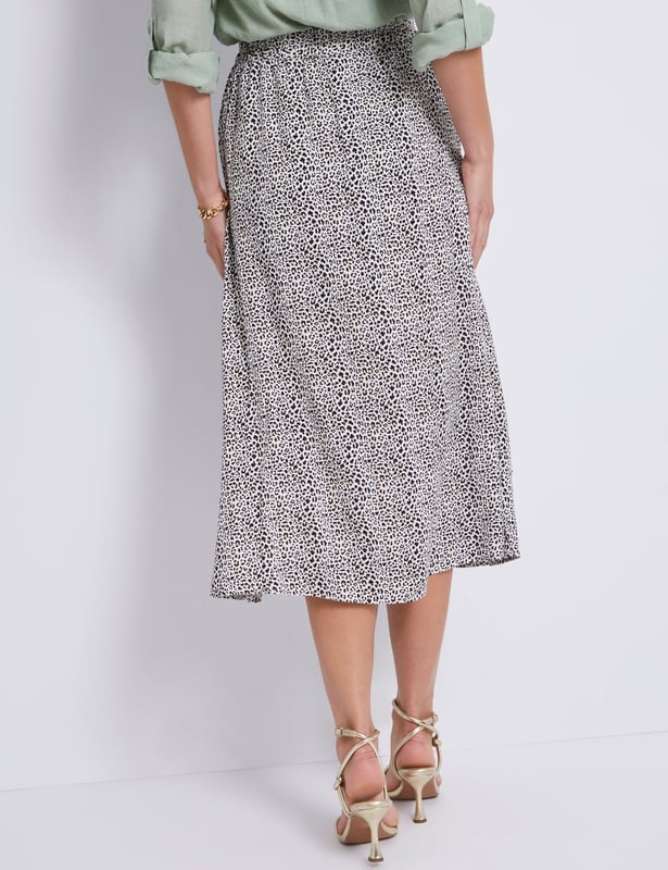 Leopard print skirt iconic hotsell