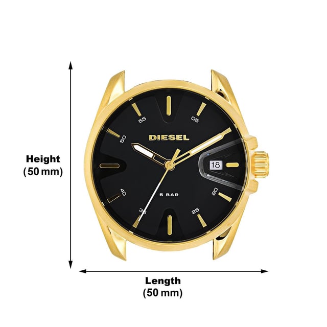 Orologio Diesel Uomo MS9 – Modello DZ1864: Look Moderno E Resistente, Cassa In Acciaio E Cinturino In Pelle. Impermeabile Fino A 5 ATM, Perfetto Per Tutti I Giorni. - 4