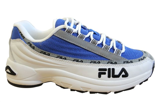 Blue hotsell fila trainers