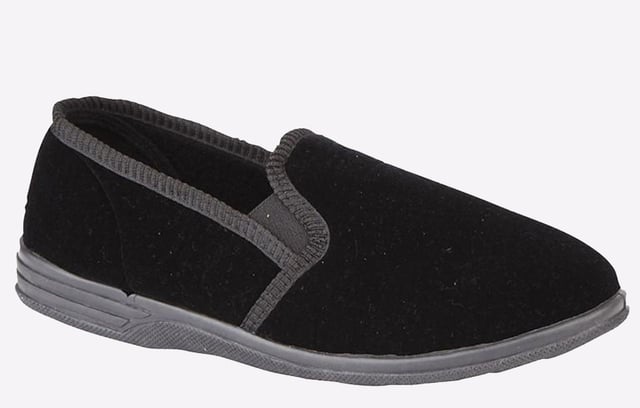 Slip into comfort with these Zedzzz men's slippers, presented in a slip on silhouette for easy wear, with twin elasticated gussets, and a sturdy outsole perfect for wearing in and around the house.- Velour upper
- Slip on silhouette
- Twin elasticated gusset
- Textile Covered Injected sole