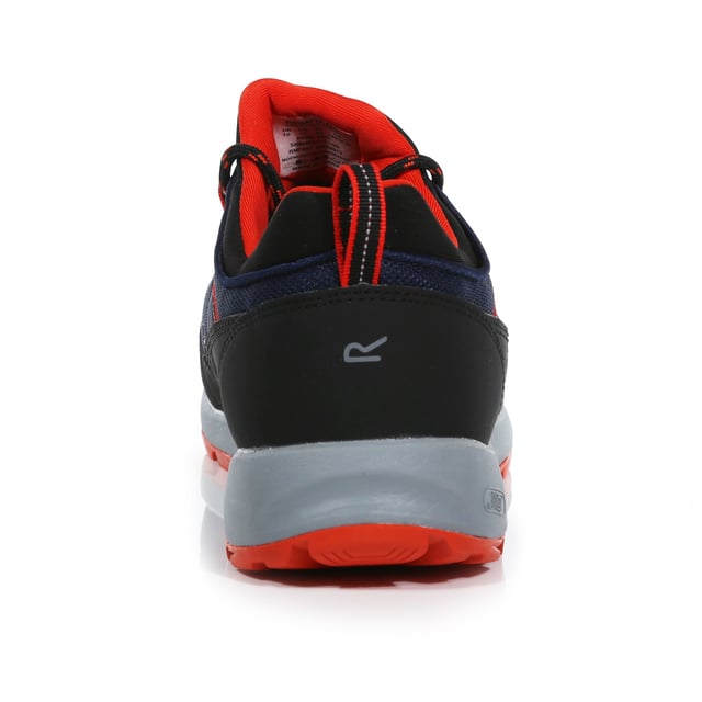 Regatta Mens Samaris Lite Walking Shoes Moonlight Denim Orange