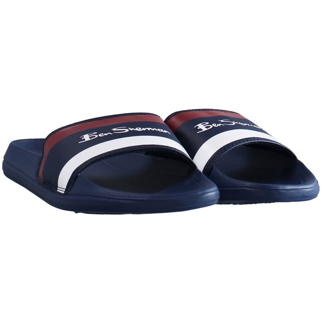 Ben Sherman Sidney Slip-On Blue Synthetic Mens Flip-Flops BS20803