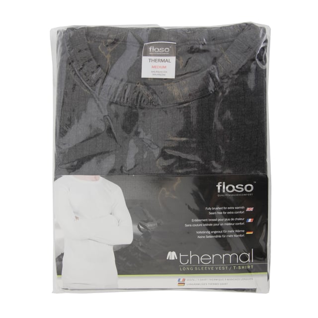 T-shirt Homme Shaka Wear Manches Longues – Maxi Poids, Coton, Jusqu’à 5XL