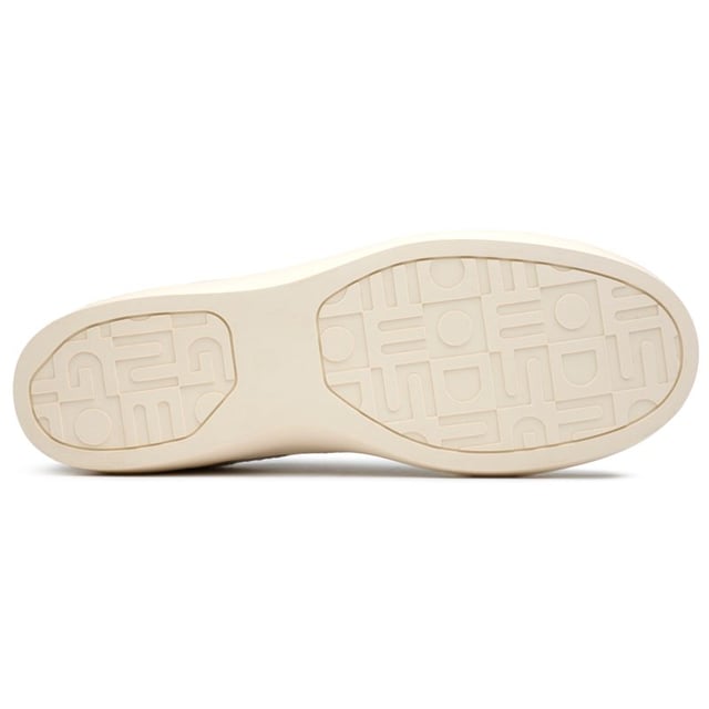 Step Up Your Eco-game With The Good News Slimer Trainers. Sporting A Sleek Natural Hue, These Court-inspired Kicks Boast A 100% Recycled Mesh Lining, Ensuring Your Steps Tread Lightly On The Planet. Crafted With Breathable, Cushioned Footbeds And A Unique Round-toe Shape, They Offer Unmatched Comfort. The 100% Copper Eyelets Add A Refined Touch, While The Robust Rubber Soles Promise Enduring Style. Stride With Pride In These Sustainable Standouts That Don't Compromise On Looks Or Values.