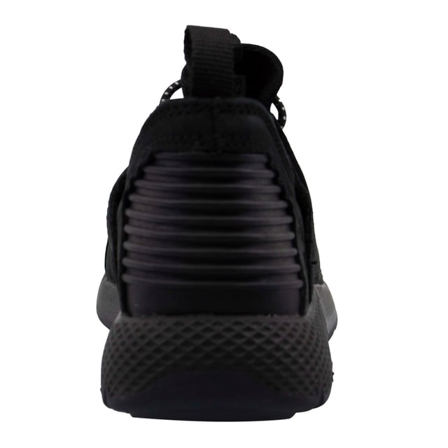 Timberland Flyroam Wedge Schwarz Leder Low Lace Up Juniors Trainer A1J5M