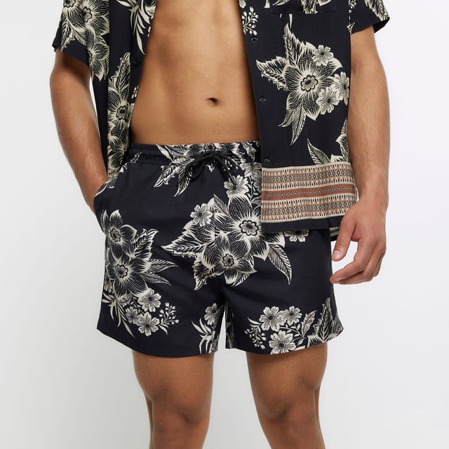 River island mens swim shorts best sale