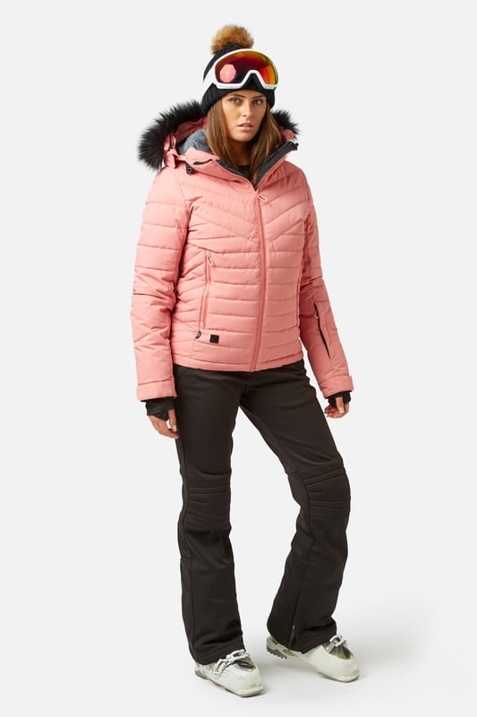 Destiny Hypadri Ski Jacket Blush Pink