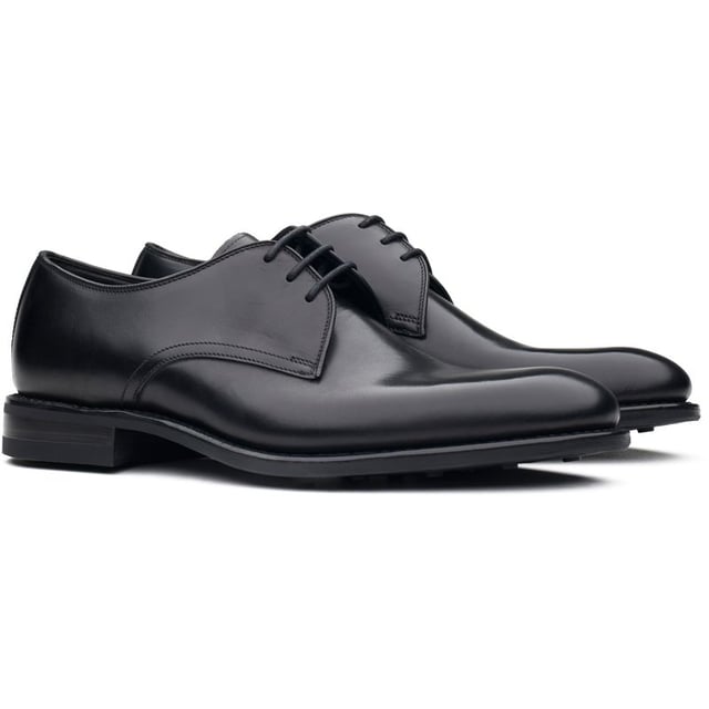 Mens Loake Hempstead Shoes In Black | Soletrader