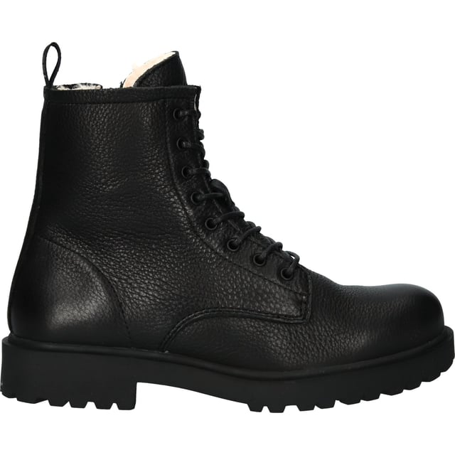 Der WL02 ist ein robuster Schnürstiefel für Damen von Blackstone Footwear. Der Stiefel verfügt über einen Reißverschluss an der Innenseite sowie eine robuste Profilsohle. Der WL02 hat ein Futter aus 100% Schafwolle. Das macht den Stiefel nicht nur sehr warm, sondern auch unglaublich angenehm zu tragen. Tragen Sie den Stiefel unter Jeans oder einem Kleid, um einen robusten Kontrast zu schaffen.
