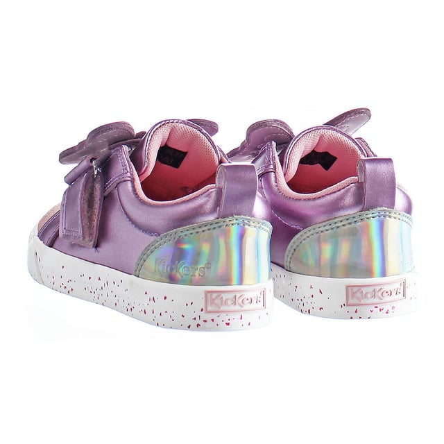 Kickers Tovni Faerie Hook & Loop Rosa Sintético Niños Plimsolls 1 15777