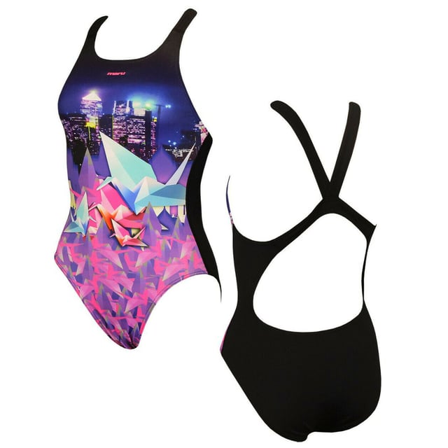 Maru Womens Metro Swimming Costume Pacer Vault Back Swimsuit FS6069 RW60