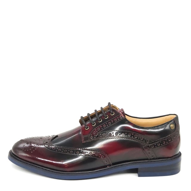 Feltham, a classic brogue derby shoe designed to transition you between smart-casual and casual wear with ease. Featuring traditional brogue punctured detailing, alongside a contrasting coloured sole for a modern twist.