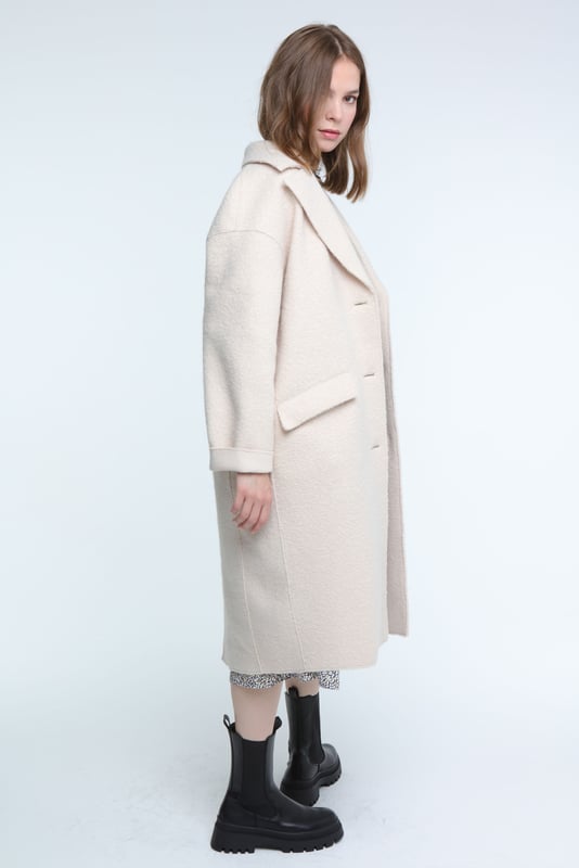 Boiled wool shop coat uk