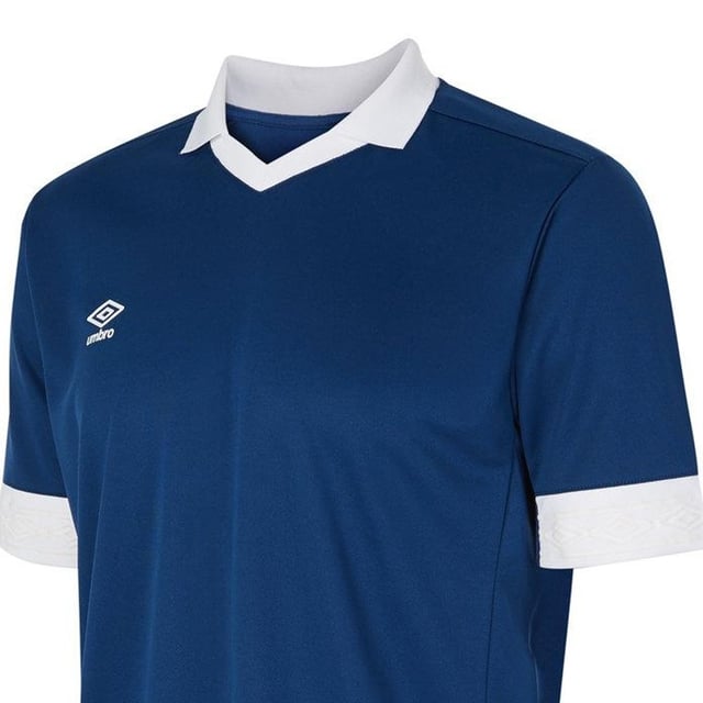Material: Elastane, Polyester. Fabric: Micro Eyelet, Micro Mesh. Design: Stacked Logo. Cuff: Contrast. Neckline: Contrast, Flat Knit Collar, Ribbed, Turn Down Collar. Sleeve-Type: Short-Sleeved. Fabric Technology: Lightweight.