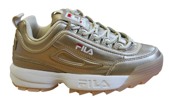 Fila shoes women gold clearance