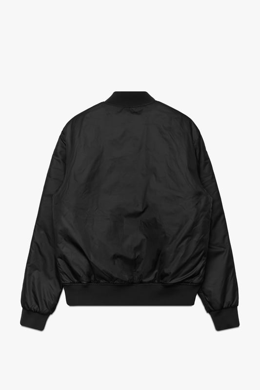 HYPE ADULTS BLACK SCRIBBLE BOMBER JACKET