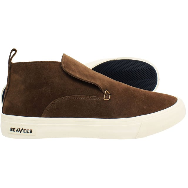 Seavees Huntington Middie Slip-On Brown Suede Leather Mens Shoes HUNTINGTON MIDDIE_SABLE SUEDE