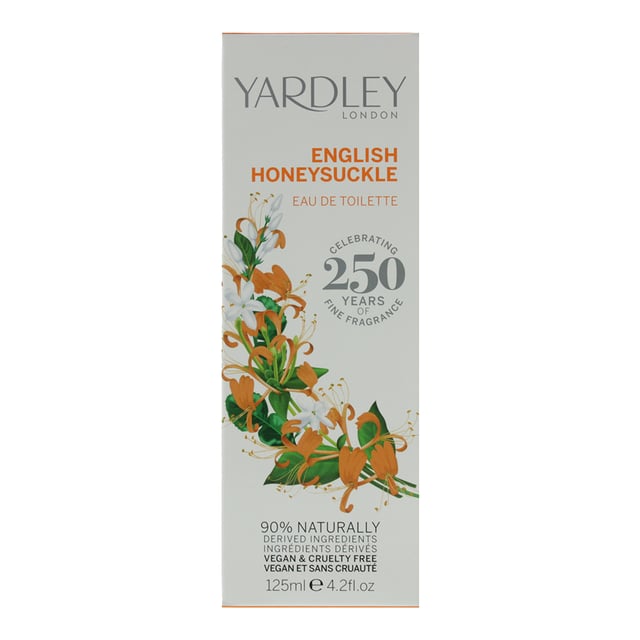 English fine fragrance company Yardley are well known for their delightful fragrance, and that’s shown again in their fantastic English Honeysuckle fragrance. The fragrance combines top notes of Bergamot, Black Pepper and Honeysuckle, a heart of Jasmine and base notes of Moss, Patchouli, Heliotrope and Musk. Created from 90% naturally derived ingredients this is a very natural fragrance and one that is Vegan friend and Cruelty free..