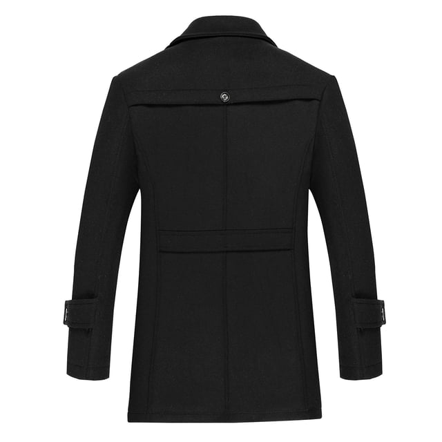 [Materialpflege] HOCHWERTIGES MATERIAL – 30 % Wolle, 70 % Polyester. Es ist bequem, atmungsaktiv, weicher, glatter, leichter zu waschen und behält die Form. Es atmet frei und nimmt Schweiß auf. WASCHEN – Chemische Reinigung wird empfohlen; Handwäsche ist möglich, jedoch mit kaltem Wasser. VIELSEITIGER ANLASS – Es eignet sich für viele Anlässe, wie den Alltag, Geschäftstreffen, modische Partys, jeden großen Feiertag usw. [Paket] 1 * Mantel