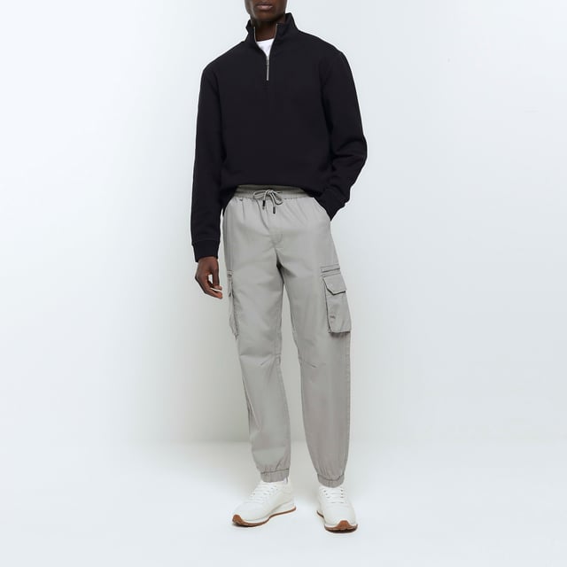 River island mens cargo trousers online