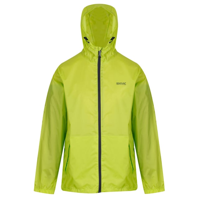 100% Polyamide. DWR water resistant finish. Pack into stuff sack for easy storage. Unlined (no inner mesh lining). 2 lower pockets. Adjustable shockcord hood. Waterproof and breathable Isolite 5000 lightweight polyamide fabric.