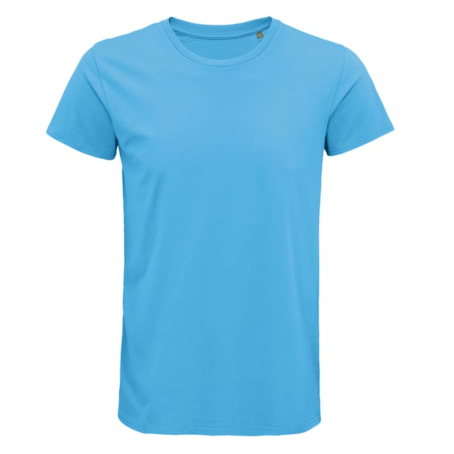 100% Semi-Combed Cotton. Fabric: Soft Touch. 150gsm. Design: Plain. Fit: Fitted. Neckline: Round Neck. Sleeve-Type: Short-Sleeved. Ribbed Collar, Taped Neck, Twin Needle Stitch, Unbranded Size Label. Conforms to Safety Standard: OCS100 Certified, Oeko-Tex Standard 100 Certified.