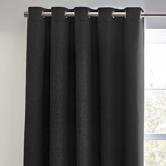 In modern fresh tones, the Dawn blackout eyelet curtains provide both functionality and effectiveness for your home. The soft-textured, temperature regulating marl effect fabric not only keeps out the light, but also ensures your home is cool in summer and warm in winter.