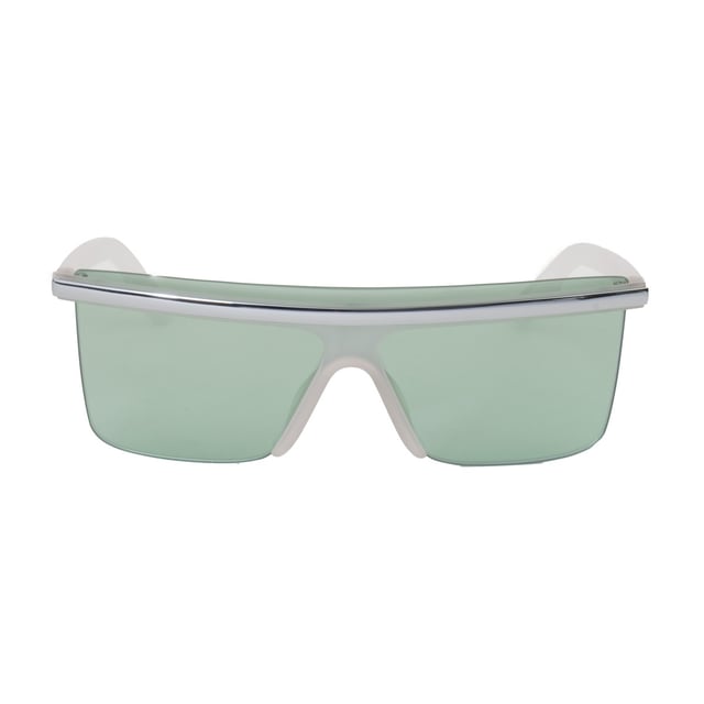 KENZO KZ40003I-26V gafas de sol unisex• material: resina• color: blanco y plata• tamaño: 54/17/140 mm (longitud de la lente / ancho del puente / longitud de la varilla)  