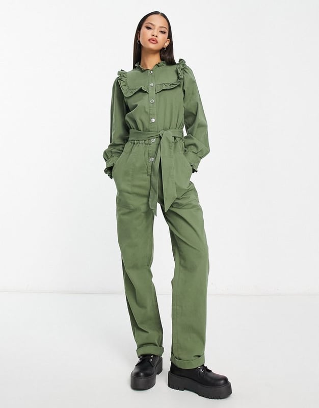 Miss selfridge utility top jumpsuit