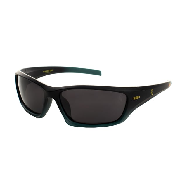 Must Have Guardia Civil sports sunglasses with a wraparound design, ideal for outdoor activities that require complete protection and a secure fit.

 Made of polycarbonate, they offer lightness and durability, perfect for prolonged use.

 Equipped with UV 400 protection polarized lenses, they block 100% of UVA and UVB rays, reducing glare and providing clear vision in sunny environments.

 They include a cloth cover to protect them when not in use.

 These glasses are ideal for security forces or for sports activities, providing comfort, protection and stability in any situation."
 Measures: Lens height: 43 mm, Lens width: 69 mm, Bridge: 10 mm, Temples: 110 mm
 Composition: Polycarbonate
 Care:
- Wash only with water or, if necessary, a mild soap.
 - Dry with a soft cloth to avoid scratches.
 - Avoid contact with harsh surfaces or abrasive liquids.