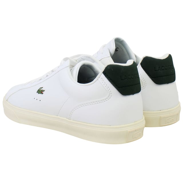 The Lacoste Lerond Pro 222 1 CFA Women's White Trainers combine classic style with a clean, modern aesthetic, making them perfect for casual wear. These versatile trainers are designed with premium materials and subtle branding for a polished look that works for everyday outfits.
Â 
Key Features:
Synthetic Leather Upper: 

Durable and easy to maintain, offering a sleek and sophisticated appearance.


Signature Lacoste Branding: 

Features the iconic crocodile logo on the side and subtle detailing for a refined touch.


Cushioned Insole: 

Provides superior comfort and support for all-day wear, making these trainers ideal for active and casual lifestyles.


Padded Collar and Tongue: 

Enhances fit and comfort around the ankle, ensuring a snug and secure feel.


Durable Rubber Outsole: 

Offers reliable grip and long-lasting wear on various surfaces.


Breathable Construction: 

Includes perforated detailing to improve airflow, keeping feet cool and comfortable.


Low-Top Silhouette: 

Combines a minimalist design with a versatile profile, suitable for pairing with casual and athleisure outfits.


Timeless White Colorway: 

A clean and neutral shade that effortlessly complements a wide range of wardrobe choices.


Â 
The Lacoste Lerond Pro 222 1 CFA Women's White Trainers are the perfect blend of elegance, comfort, and functionality, making them a reliable choice for everyday wear and casual occasions.
Â 
Â 
Â 