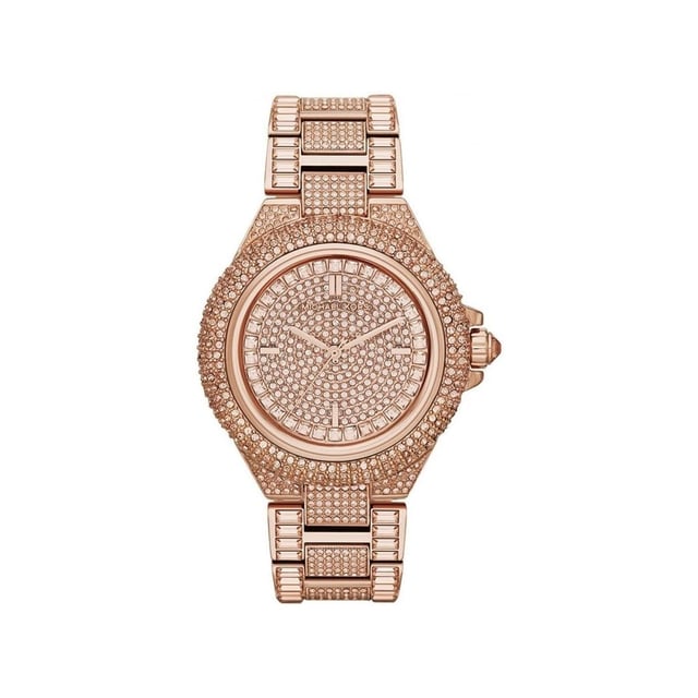 Michael Kors Ladies Camille Rose Gold Watch MK5862