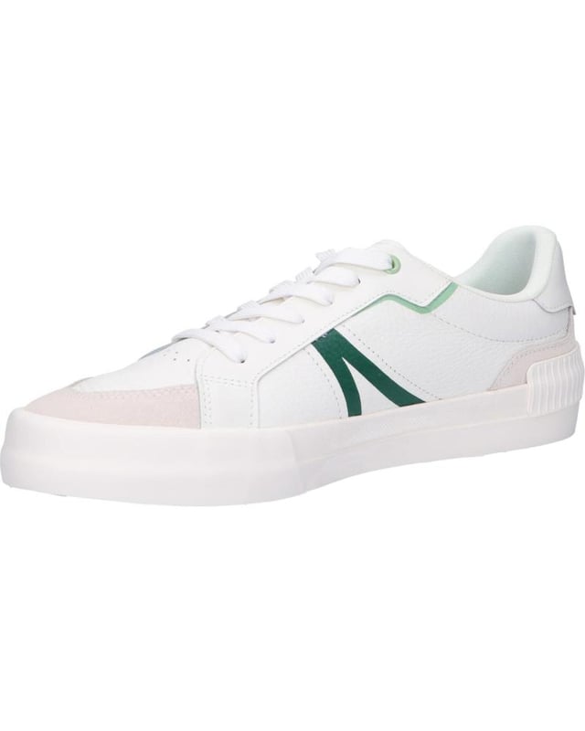 SNEAKERS LACOSTE FOR MAN 43CMA0057 L004 White, Padded insole, Nonslip soles, Flexible sole