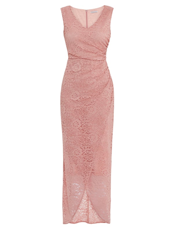 Gina bacconi pink lace dress online