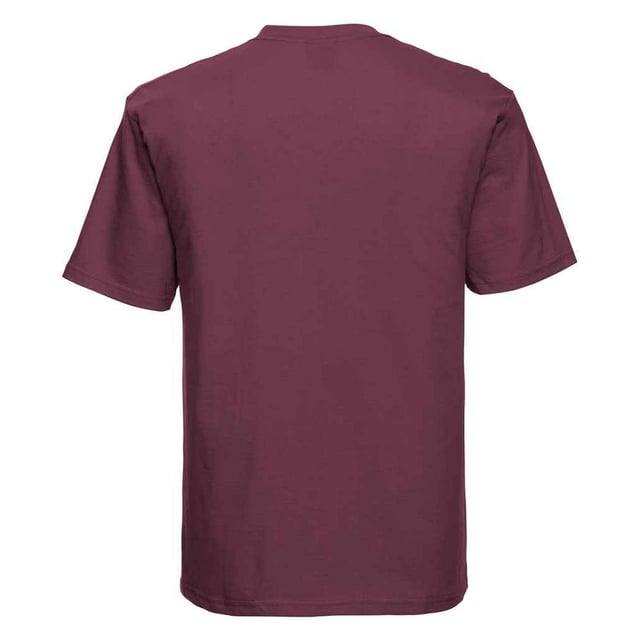 100% Ringspun Cotton. Design: Plain, Tubular. Neckline: Knitted, Ribbed Collar. Sleeve-Type: Short-Sleeved. Hem: Twin Needle Stitch. 180gsm.