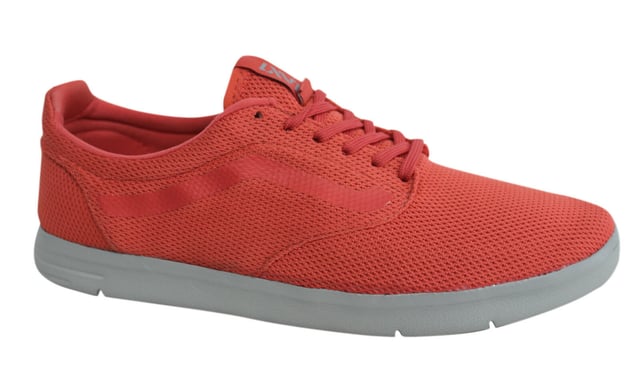 Stationær Opdage Luftfart Vans Off The Wall Iso Textile Trainers Lace Up Coral Red Shoes VHHZU0 B119C