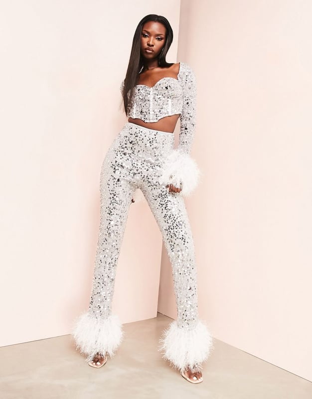 Asos feather top top