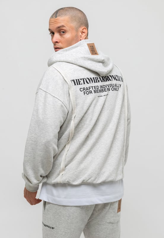 Tom Barron Heren trainingspak met kwart rits, oversize