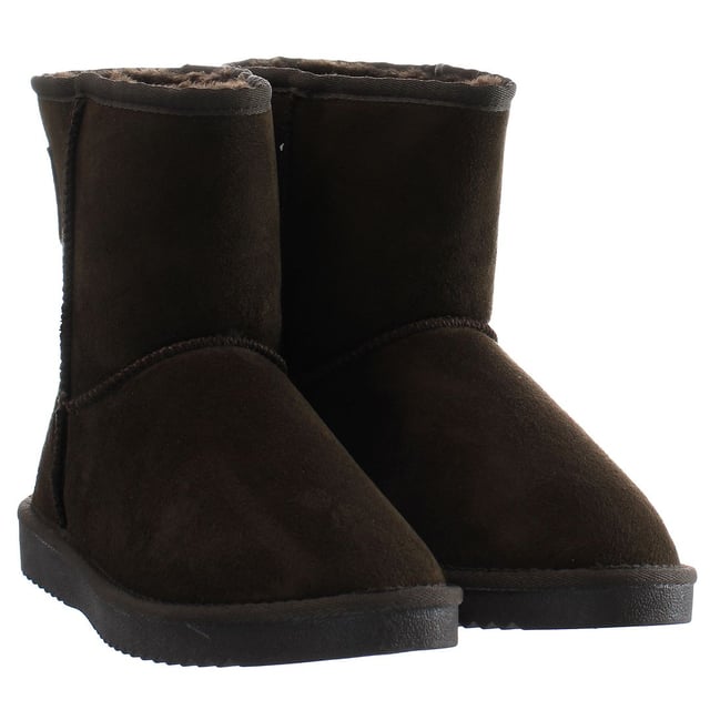 O'Neill Bolsa Chica Slip-On Marrón Ante Piel Botas Mujer 90223010_IKU