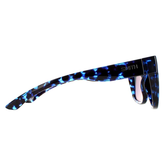 Smith Square Unisex Blue Havana Silver Polarised Mirror The Comeback