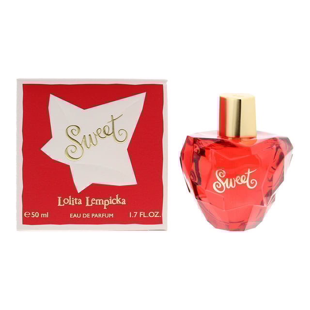 Sweet by Lolita Lempicka is a floral fruity gourmand fragrance for women. Top notes are sour cherry and sugar. Middle notes are iris, angelica and cacao. Base notes are musk and cashmere wood. Sweet was launched in 2014.