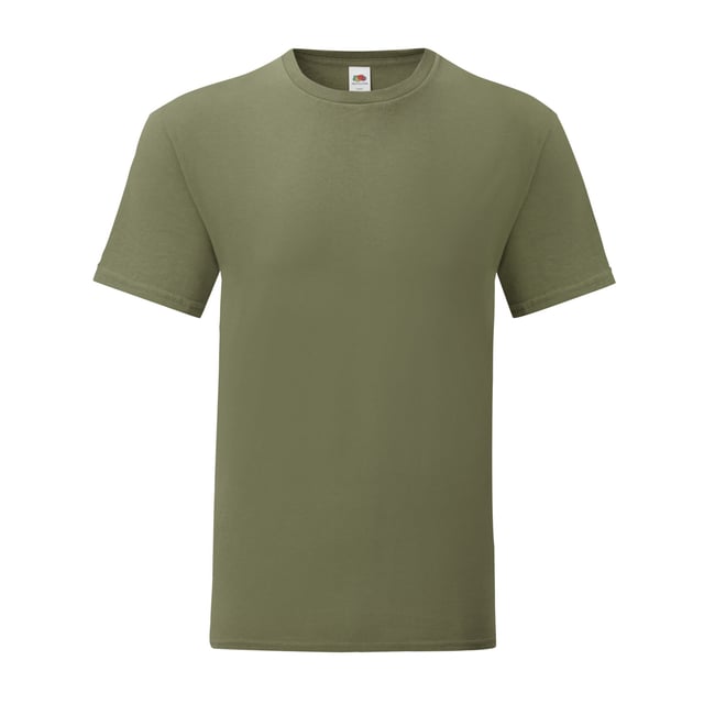 100% Ringspun Cotton. Fabric: Soft Touch. Design: Plain. Neckline: Crew Neck. Sleeve-Type: Short-Sleeved. Taped Shoulders, Twin Needle Stitch. 195gsm. Sustainability: Oeko-Tex Standard 100 Certified, WRAP Certified.