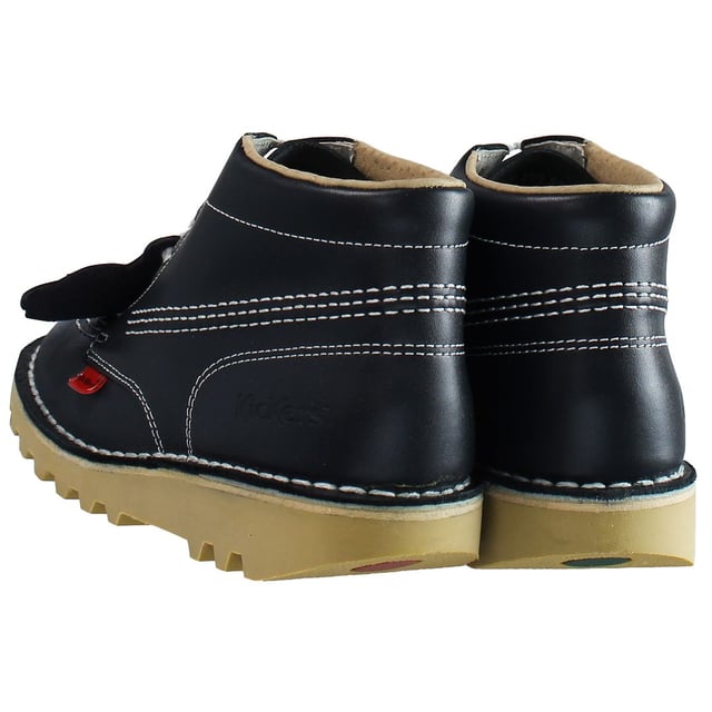 Patadas Kick Hi Core Lace-Up Blue Smooth Leather Boots 1_KF0000409NDA