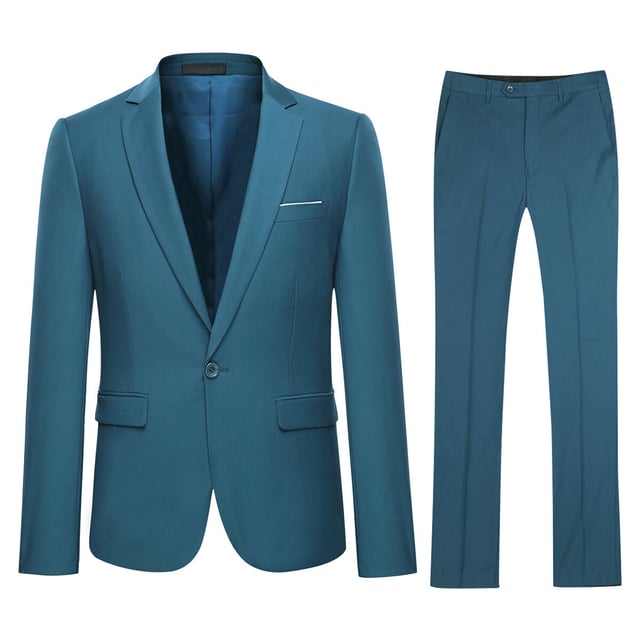 [Material & Pflege] 70 % Polyester, 30 % Viskose. Chemische Reinigung empfohlen, Handwäsche möglich, jedoch mit kaltem Wasser. [Stil & Design] Schmale Passform, spitzes Revers, vier Knöpfe am Ärmel, Knopfverschluss. Hose mit flacher Vorderseite und freier Länge, verlängertem Hüftgurt, schrägen Seitentaschen. Das schlichte und elegante Designkonzept und das Schriftdesign vereinen klassische Anzugkultur mit modernen Elementen. Es sieht gut aus und ist charmant, wenn Sie es anziehen. [Paket] 1 * Blazer + 1 * Hose