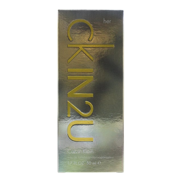 Calvin Klein design house launched CK IN2U in 2007 as a trendy pair is intended for young generation. CK IN2U notes consist of pink grapefruit bergamot red currant leaves sugar orchid white cactus amber red cedar and vanilla to create this oriental floral woody aroma..