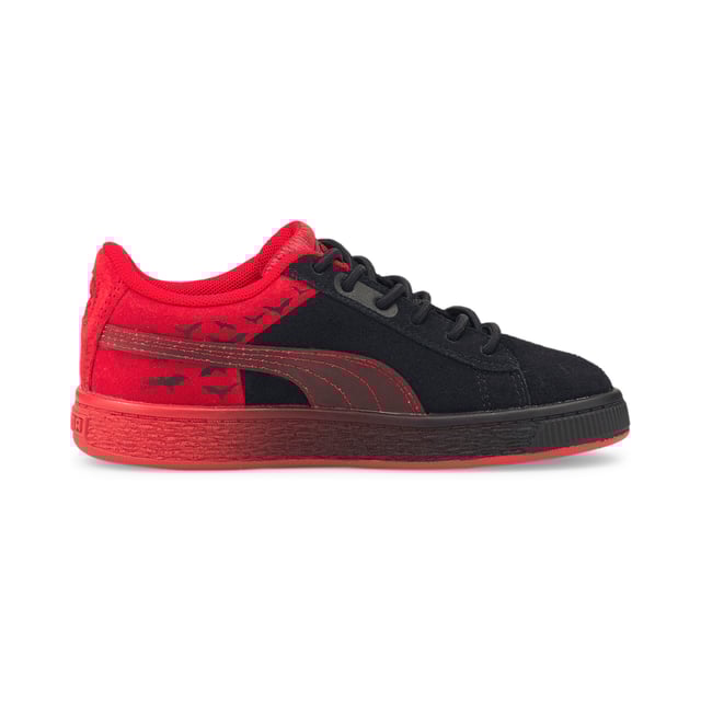 Ciudad de Gotham, vamos por ti. La colección Puma X Batman captura la esencia de la última película, The Batman, a través de sus colores malhumorados, elementos de diseño dramático y gráficos inspirados en el propio cruzado. Esta gamuza está presentando la señal de murciélago para todos los pequeños superhéroes. Está inspirado en el misterio de Batman, con murciélagos volando alrededor de cada talón.
DETALLES
Superior de gamuza
Sola de goma que no marcaba
Cierre de encaje
CO.
Impresión de BAT 3D de gradiente en el trimestre
Alternar en los ojales superiores
Puma FormStrip al lado
Patrón de lengua de contraste
Bate degrimado e impreso en el talón