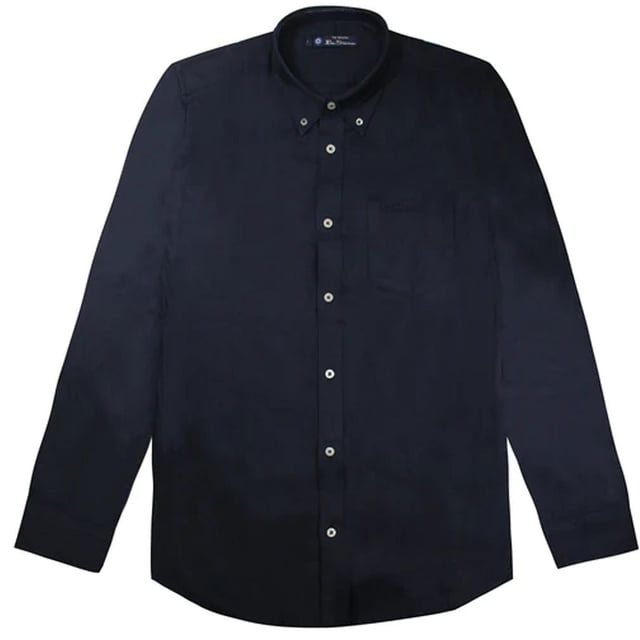 Ben Sherman Mens Navy Oxford Hemd